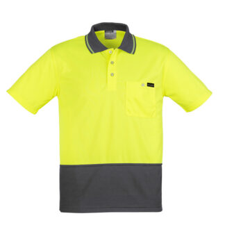 Mens Comfort Back S/S Polo
